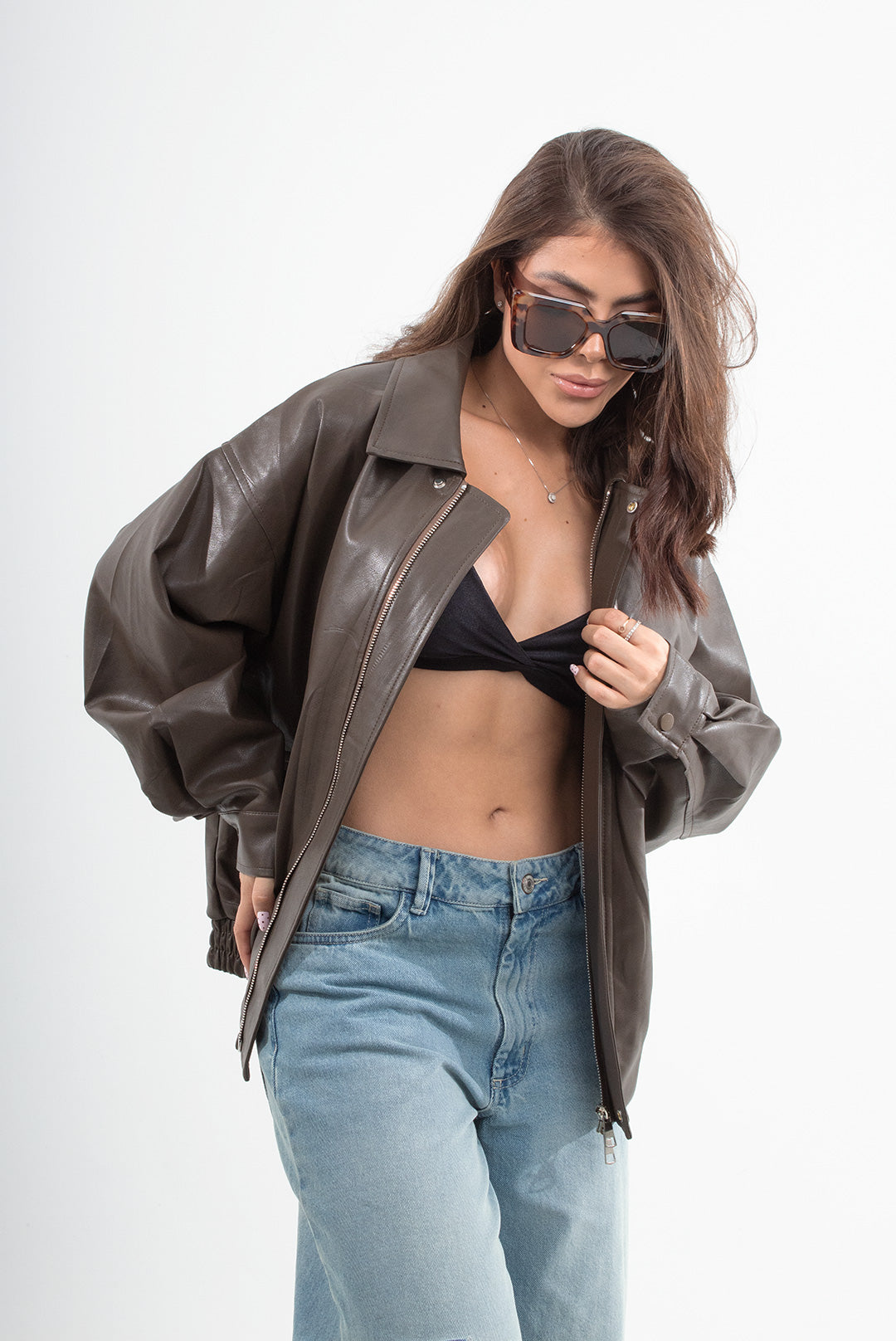 Chaqueta CUERO mujer