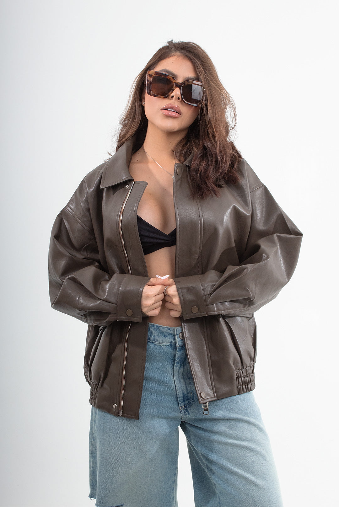 Chaqueta CUERO mujer