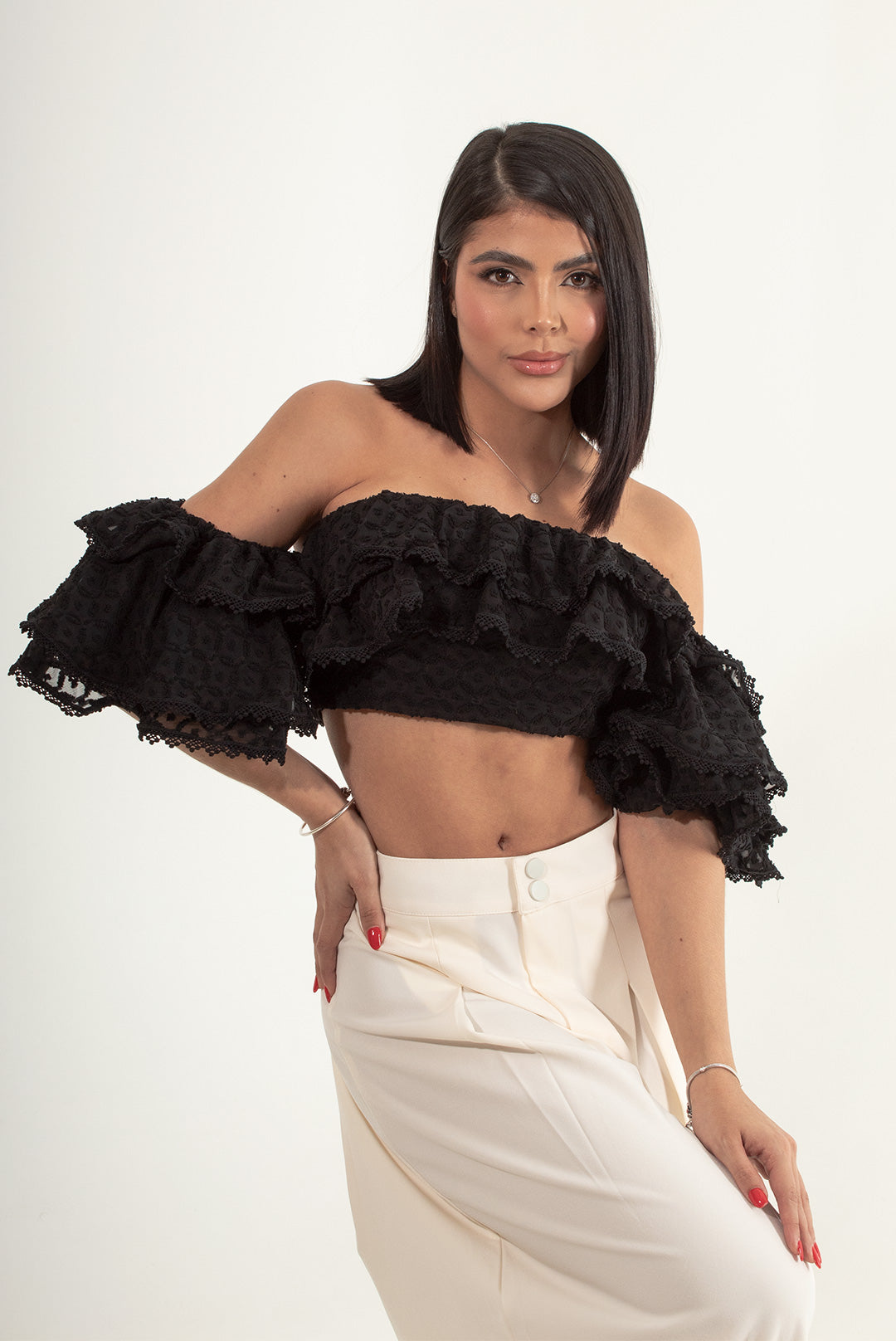 Crop Top CLARISSE mujer