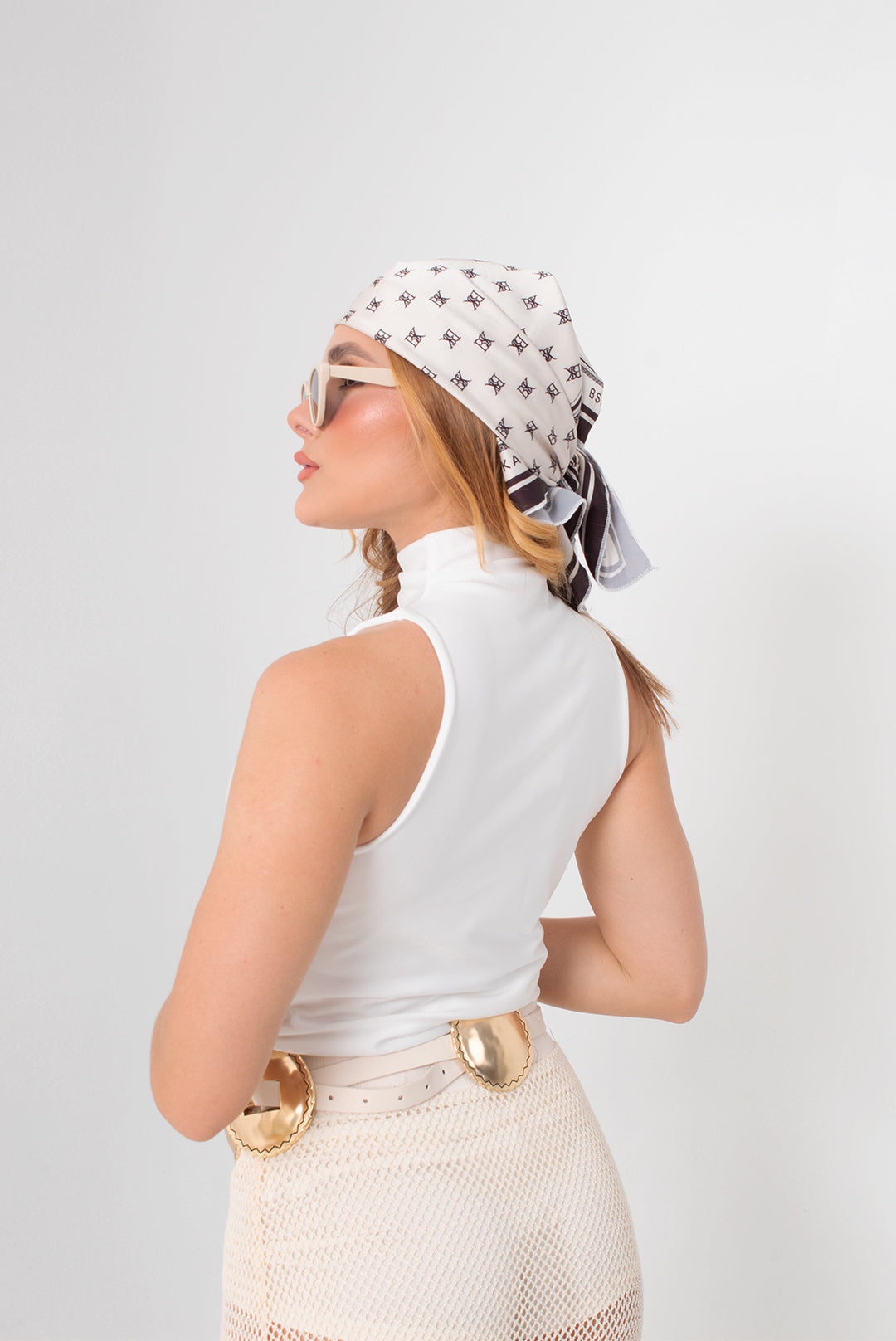 Pañoleta Sublima 70x70 mujer | Pañoleta estampada ByBsika