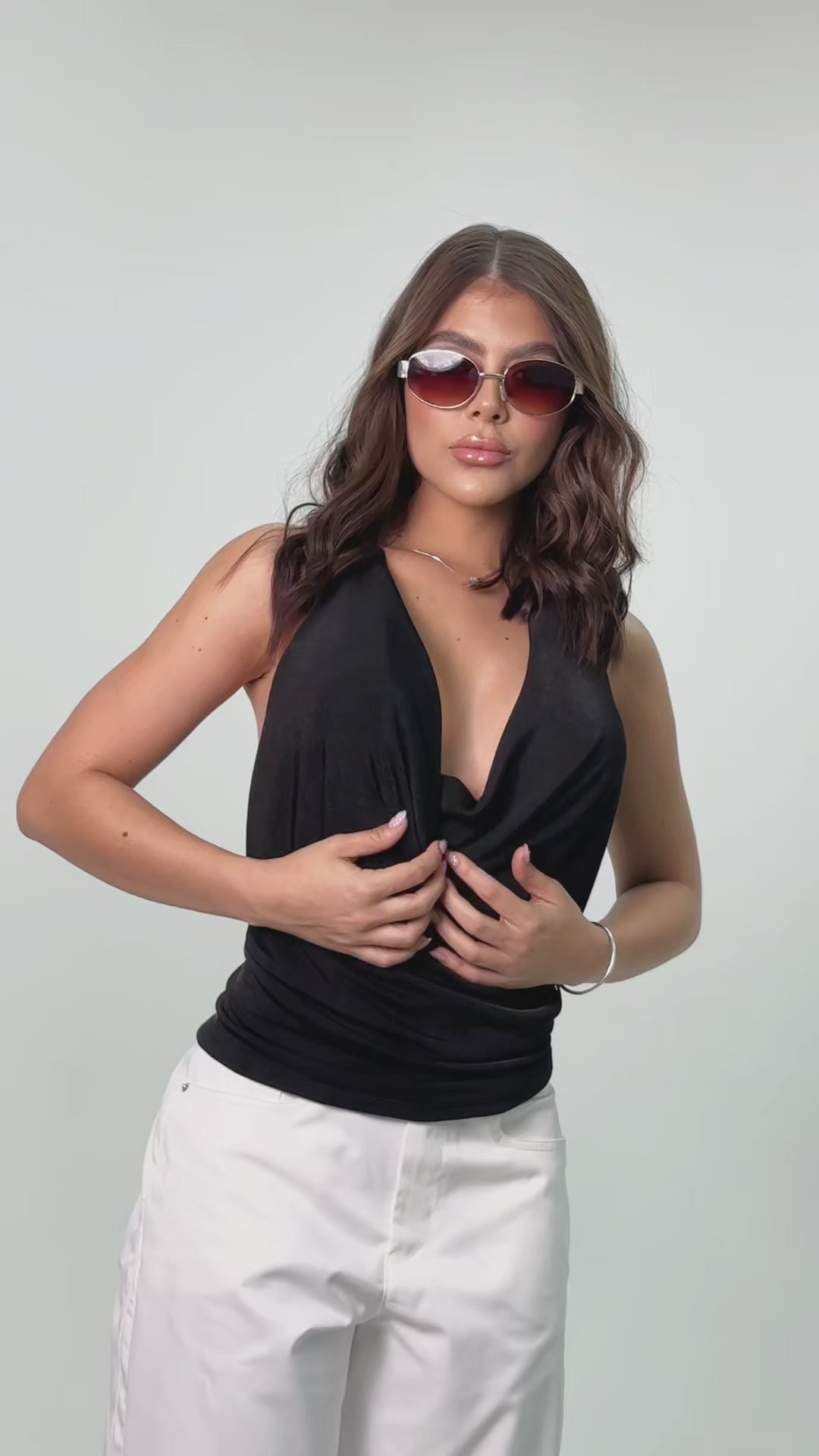 Cargar vídeo: Blusa SOLEIA mujer